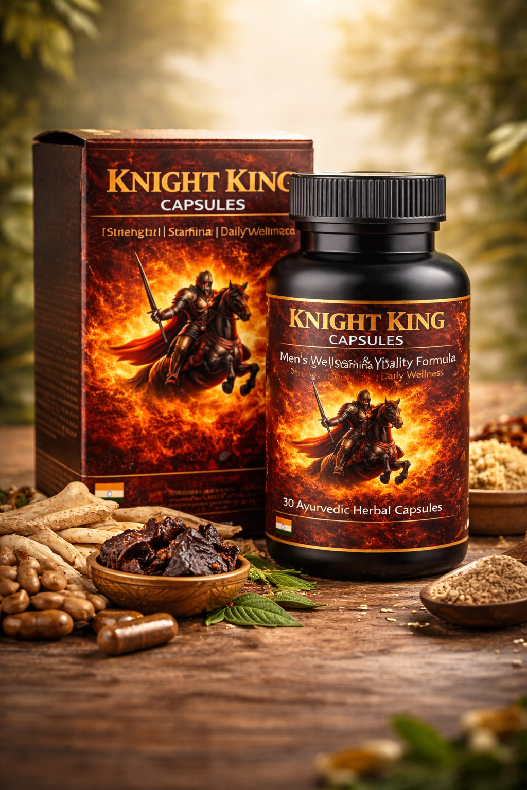 Kinght King Ayurvedic Energy & Vitality Capsules